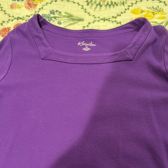 Kim Rogers Women's Rich Purple Blouse - Picture 3 of 4